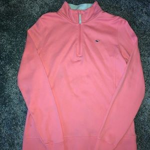 Pink Vineyard Vines 1/4 Zip